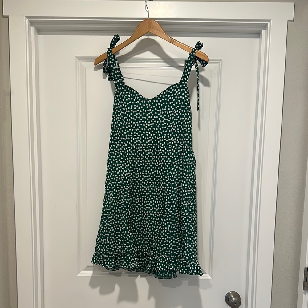 Green Polka Dot Dress